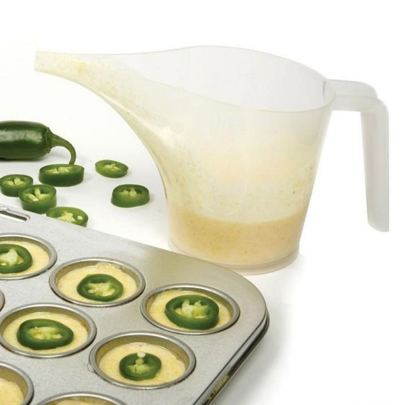 Jarra Plástica Modelo Funil Graduada 800 ml Plasútil