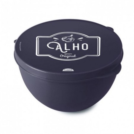 Pote Porta Metade Tempero Alho C/ Tampa 250ml Plasútil 