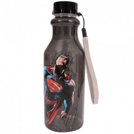Garrafa Heróis Superman Alça Mão 530 ml C/ Tampa Plasútil
