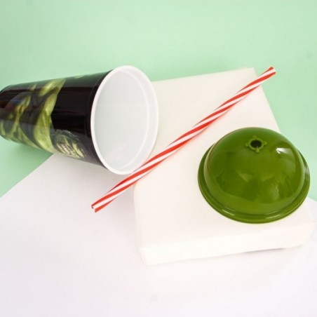 Copo Shake Heróis Hulk 500ml Com Tampa Canudo Plasútil