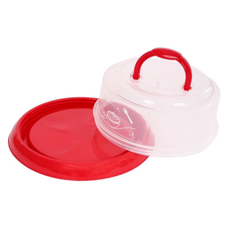 Queijeira Porta Queijo Decorada C/ Alça Mão Plasútil 20 Cm 