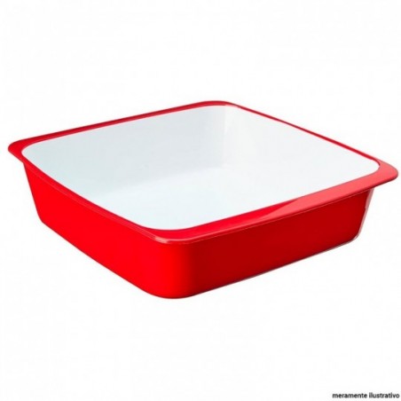 Travessa De Plástico Multiuso Quadrada 1,5L Plasútil