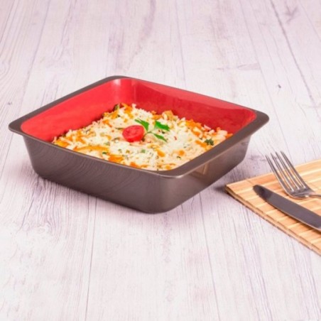 Travessa De Plástico Multiuso Quadrada 1,5L Plasútil