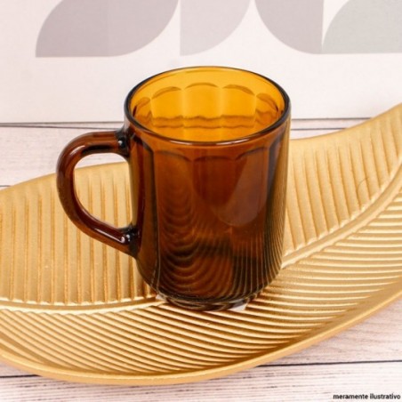 Caneca De Vidro Americana Âmbar Solar 230 Ml