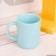 Caneca De Porcelana Reta Lisa Azul 100 Ml Utilidade Atacado