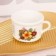 Xícara De Porcelana Decorada Em Flores 150ml