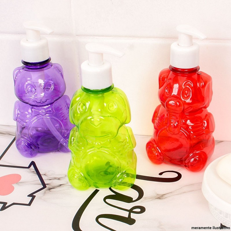 Porta Sabonete Líquido Saboneteira Bichinho Plasduran 295ML