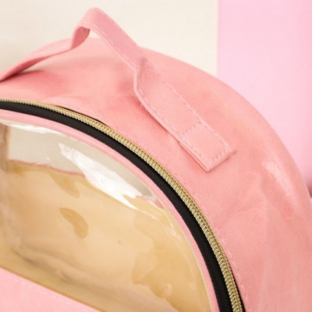 Bolsa Necessaire Maquiagem Feminina C/ Alça Transparente