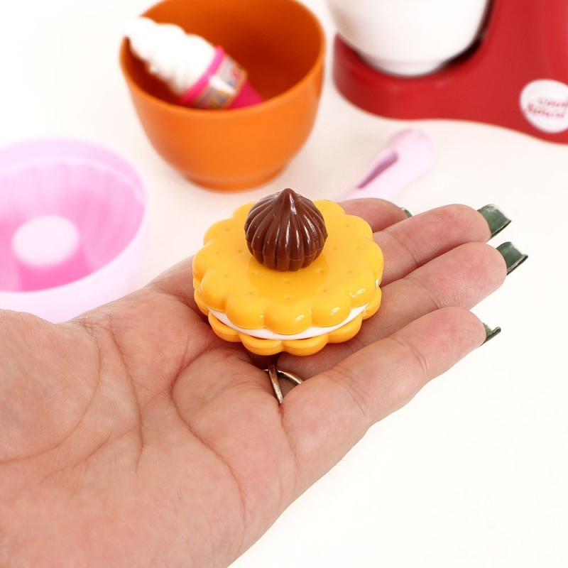 Kit Confeiteiro Docinhos + Batedeira + Utensilios Infantil Brinquedo