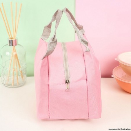 Bolsa De Mão Feminina Térmica Marmita Viagem Estampada
