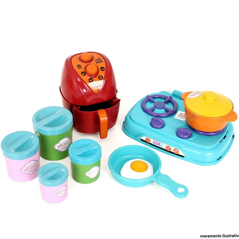 Kit Brincando De Cozinha Infantil Brinquedos