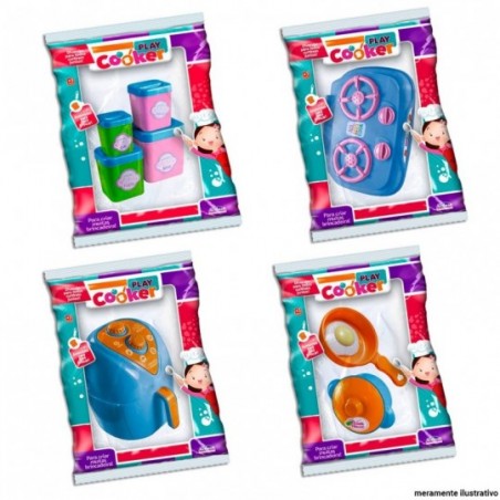 Kit Brincando De Cozinha Infantil Brinquedos