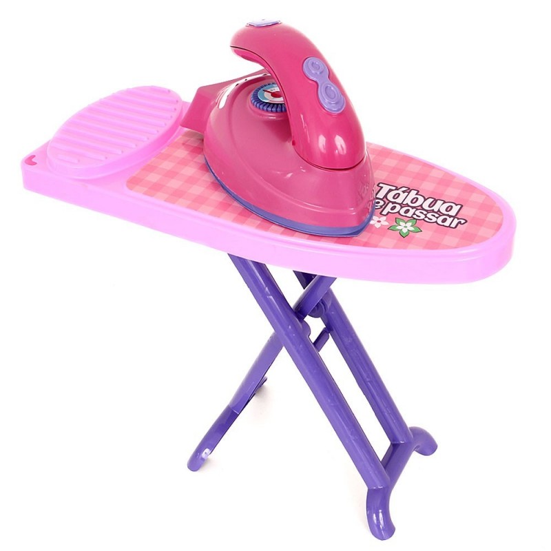 Kit Tábua + Ferro De Passar Infantil Brinquedo