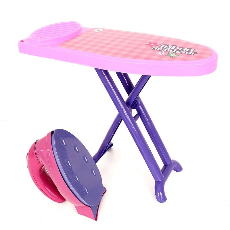 Kit Tábua + Ferro De Passar Infantil Brinquedo