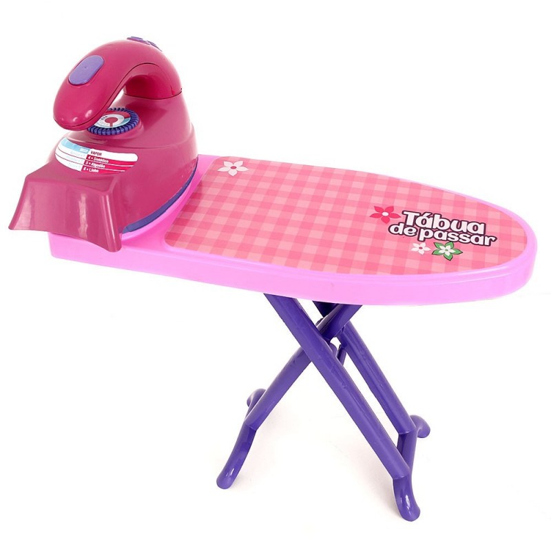 Kit Tábua + Ferro De Passar Infantil Brinquedo