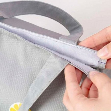 Bolsa Mão Térmica Marmita Viagem Unissex Estampada