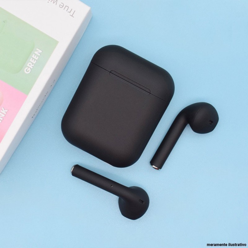 Fone De Ouvido Sem Fio Bluetooth Wireless Stereo Touch I12