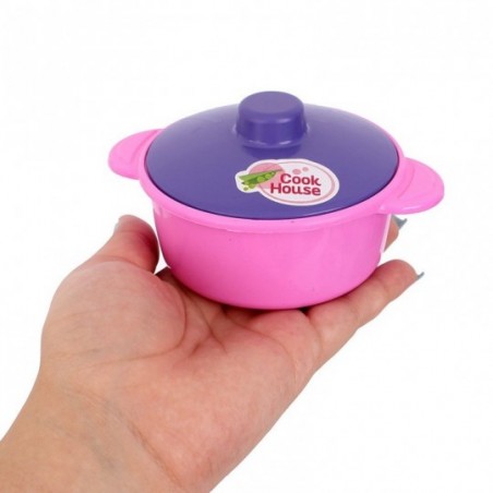 Kit Panelas De Brinquedo Infantil Com 3 Peças