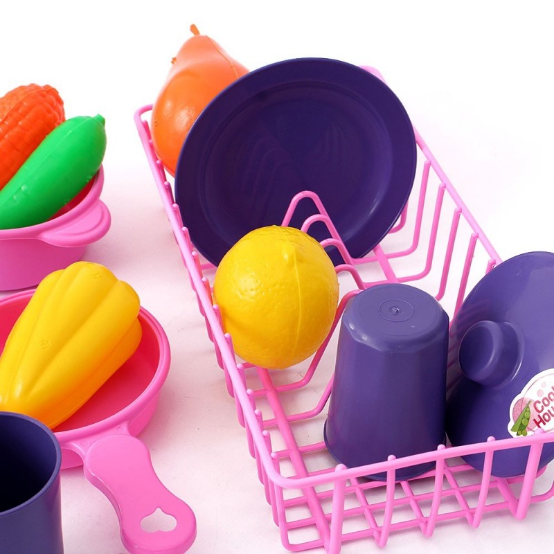 Kit Brincando De Cozinha Panelinhas Frutas Infantil
