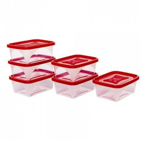 Conjunto Pote Mantimentos Multiuso 6 Peças C/ Tampa Jaguar
