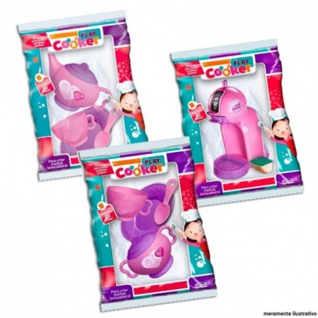 Kit Meu Café Com Cafeteira Chaleira E Acessórios Infantil