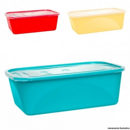 Pote Mantimento Retangular Multiuso C/ Tampa 3,6L Jaguar