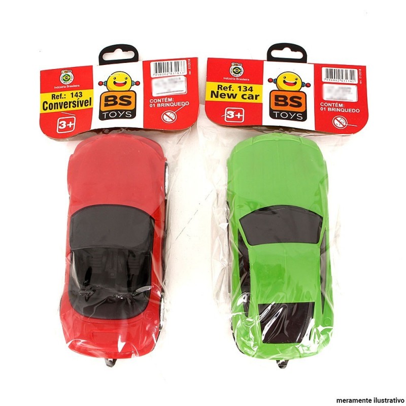 Kit 2 Carrinhos Infantil Cores Variadas Atacado