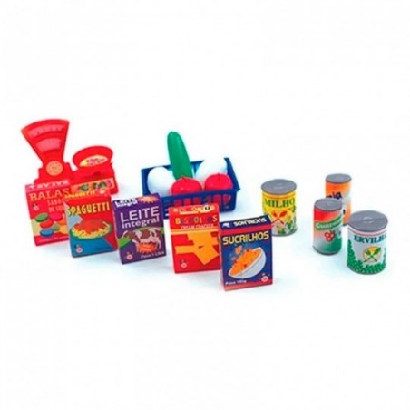Kit Super Mercado 16 Peças Brinquedo Infantil