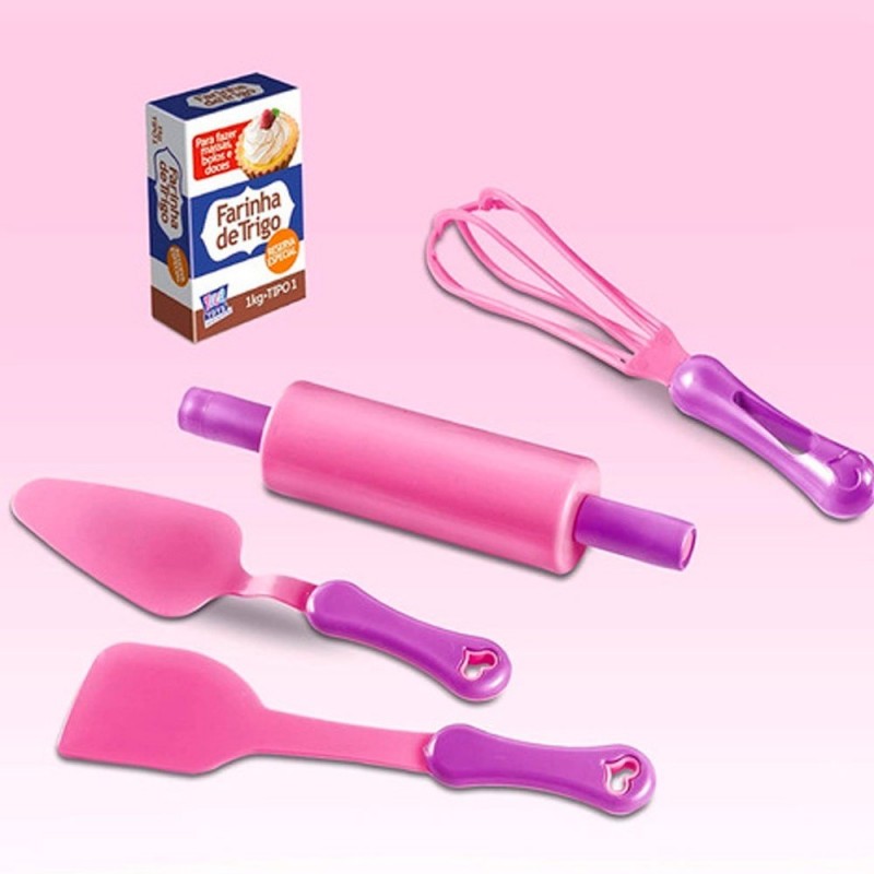 Kit Confeitaria Little Candy Com 5 Peças Infantil Zuca Toys