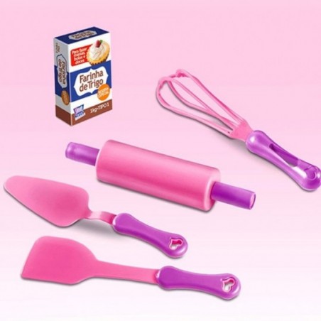 Kit Confeitaria Little Candy Com 5 Peças Infantil Zuca Toys