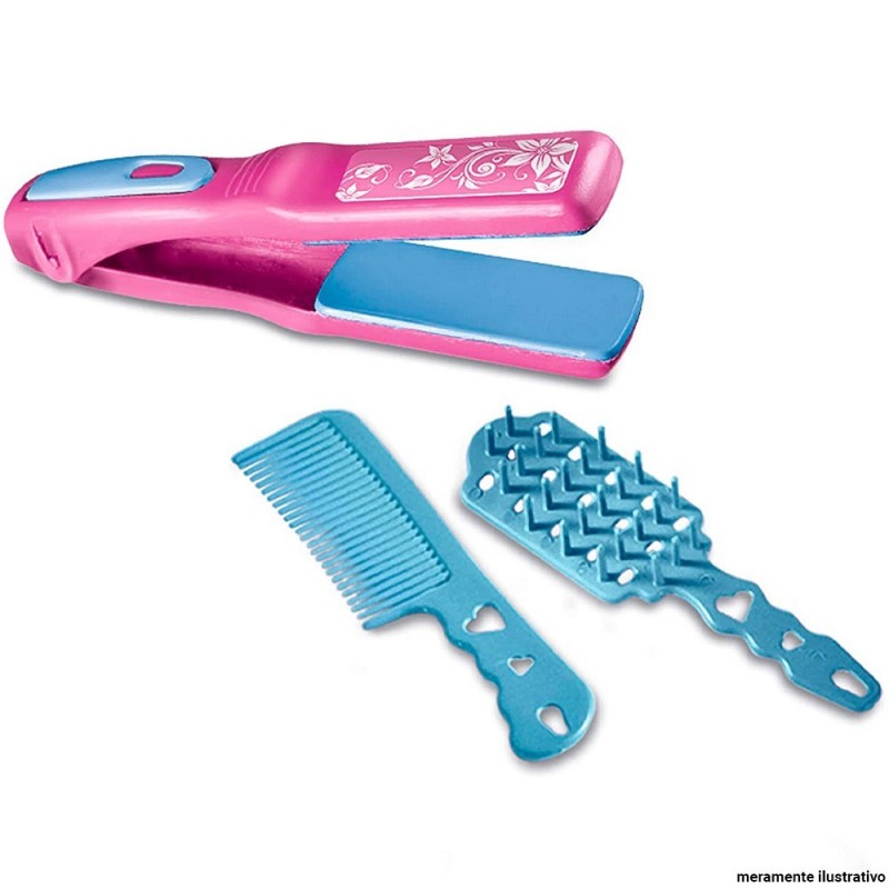 Kit Beleza Chapinha + 2 Acessórios Infantil Zuca Toys