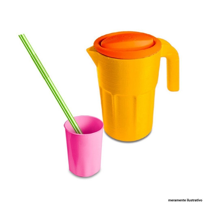 Kit Juice Jarra De Suco +  2 Acessórios De Brinquedo Altimar