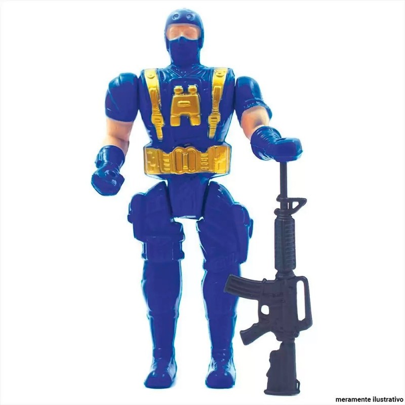 Boneco Infantil Comando Extreme Com Um Acessório