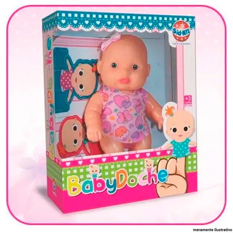 Boneca Sid-Nyl Baby Doche Infantil No Atacado