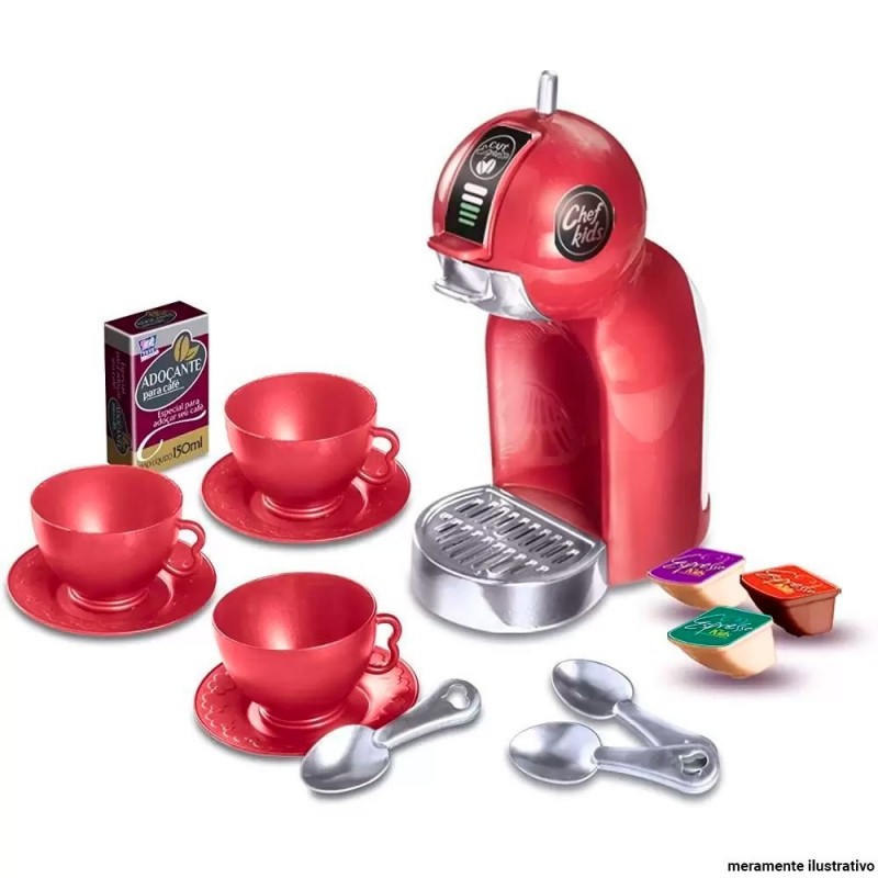 Kit Expresso Gourmet Chef Kids 14 Peças Infantil Zuca Toys