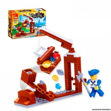 Blocos Montar Piratas Modelos Variados Infantil No Atacado