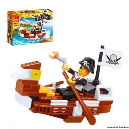 Blocos Montar Piratas Modelos Variados Infantil No Atacado