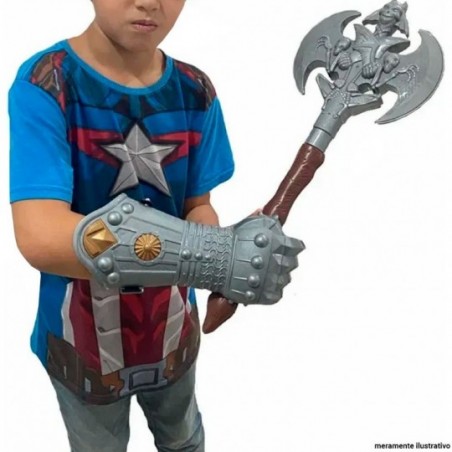 Kit Manopla Infinita + Machado Medieval Infantil