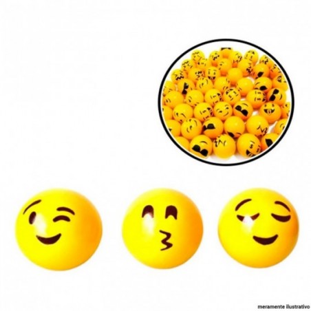 Bola Amarela Brasil Infantil Emojis Variados N°5 Apolo No Atacado