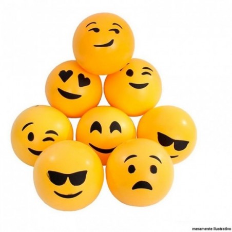 Bola Amarela Brasil Infantil Emojis Variados N°5 Apolo No Atacado