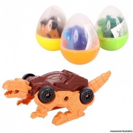 Ovo Dinossauro Transforme Carro Chariot Infantil Atacado