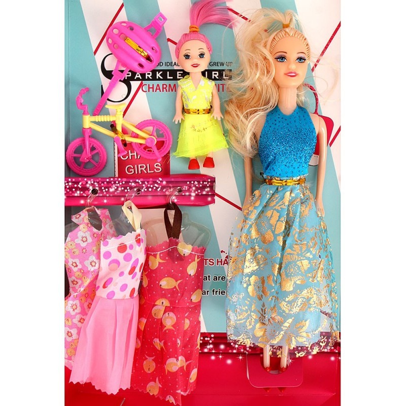 Boneca Infantil Fashion Com 7 Acessórios Pica Pau