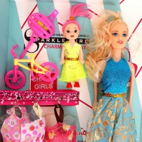Boneca Infantil Fashion Com 7 Acessórios Pica Pau