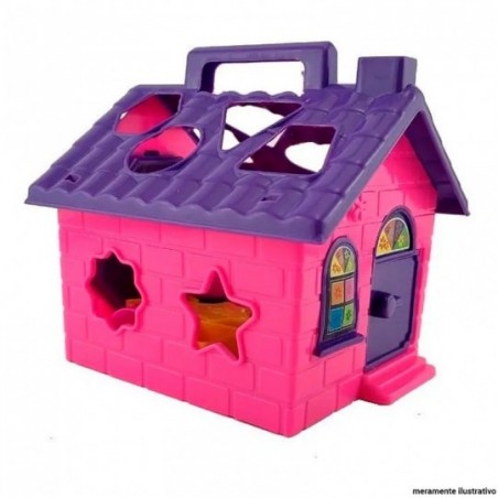 Casinha Didática Formas Geométricas Infantil