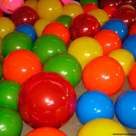 Bola Inflável Vinil Coloridas Lisas Sortidas 15 Cm Apolo