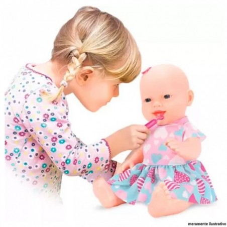 Boneca Infantil Tekinha Dentinho 32 cm Sid Nyl