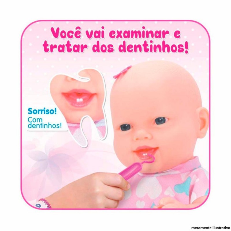 Boneca Infantil Tekinha Dentinho 32 cm Sid Nyl