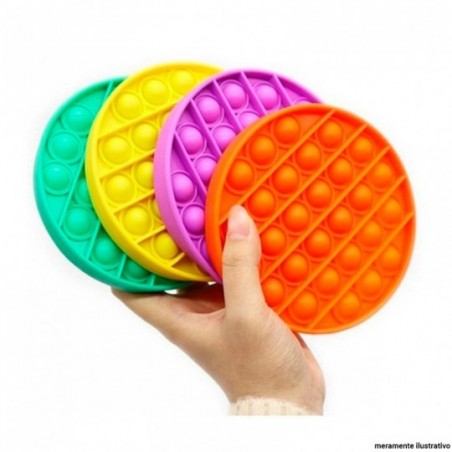 Brinquedo Sensorial Pop It Silicone Formatos E Coloridos