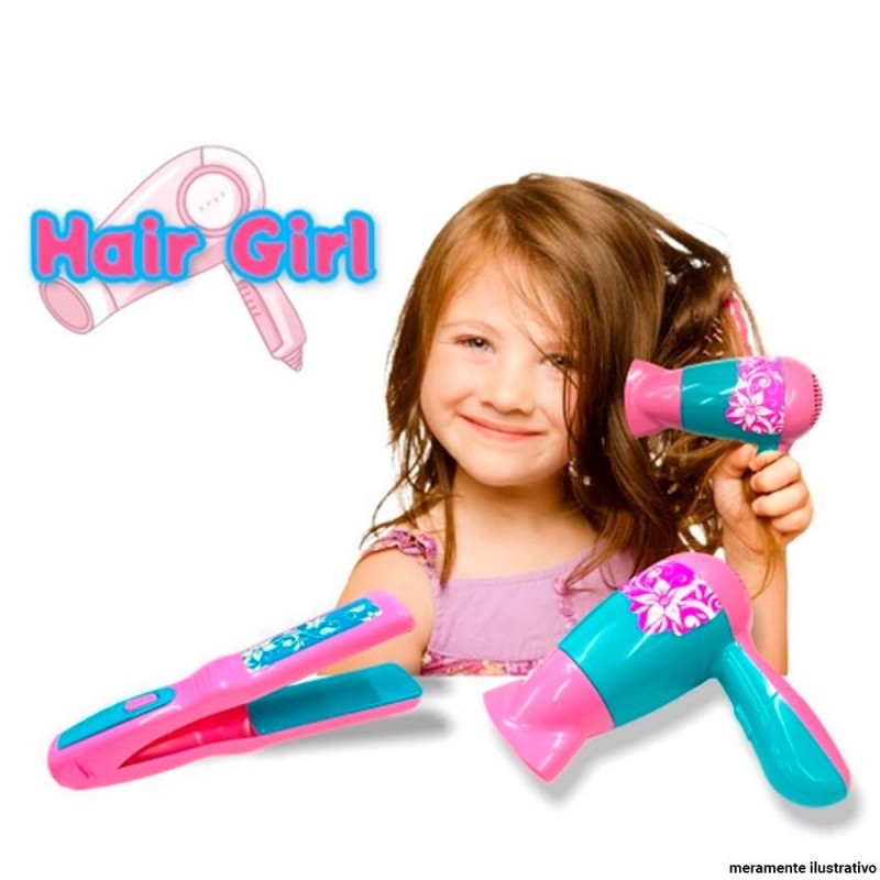 Kit De Beleza Com Chapinha + Secador Infantil Altimar