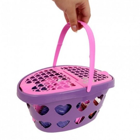 Cesta Chazinho Brinquedo Infantil Com 14 Peças Zuca Toys